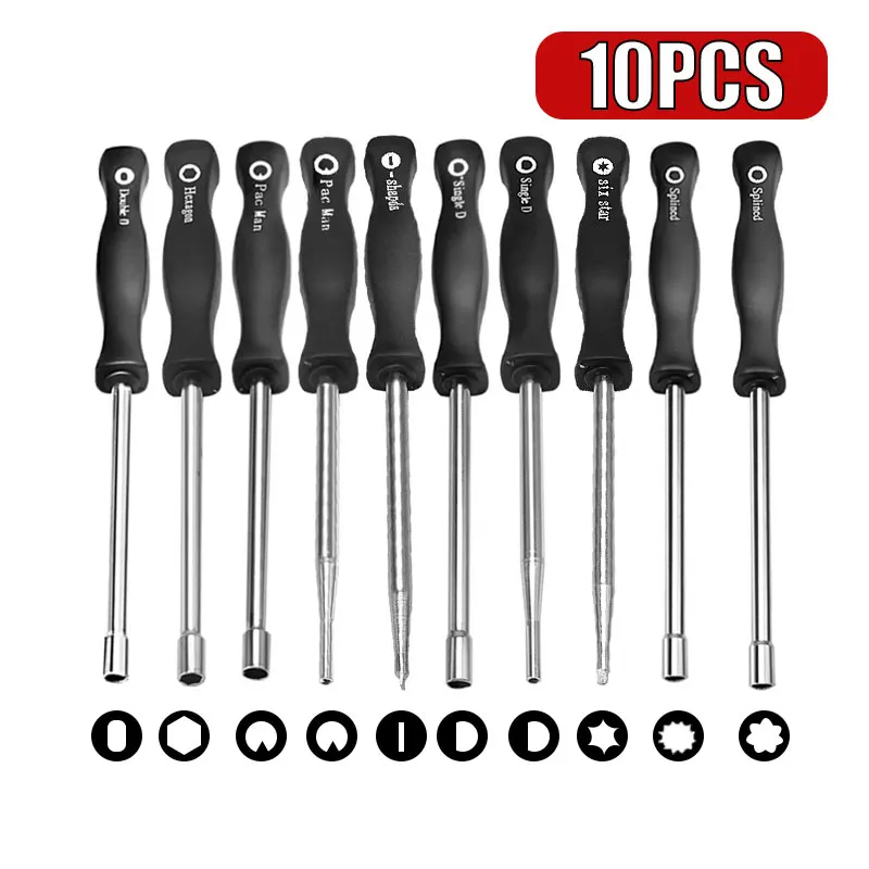 Alconstar 3/5/8pcs Screwdriver Carburetor carb Adjustment hand ToolDriver Chainsaw Speed Repair Tool for most 2cycle carburetor