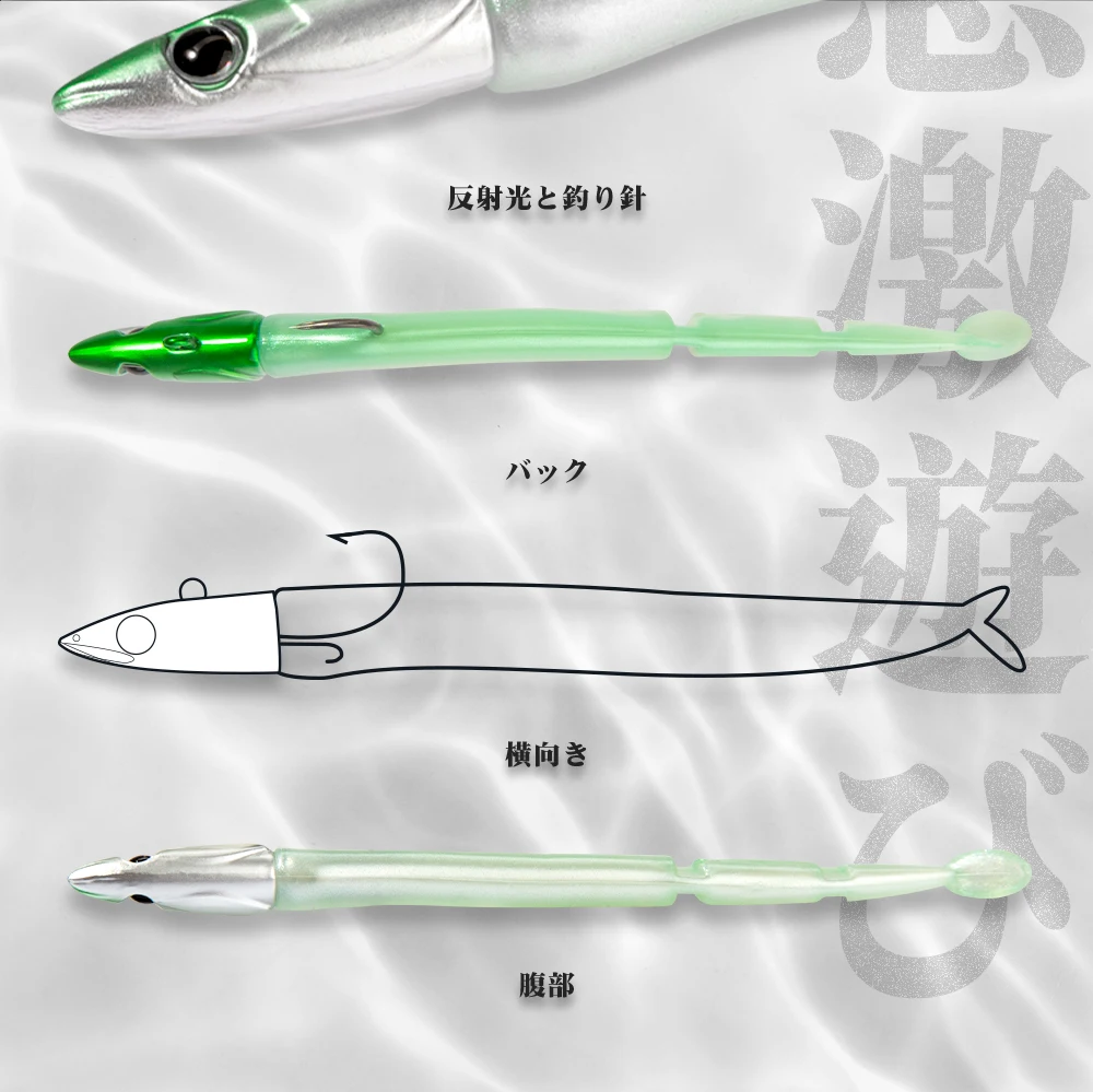 Hunthouse Weichköder JIG-Kopf Angelköder 105mm/5g 115mm/9g 124mm/15g Easy Shiner Swimbaits Zweifarbige Bass-GT-Fisch-Accessoires – Detail 10