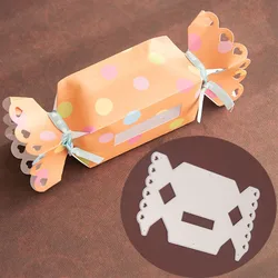 Creative Candy Box Metal Cutting Dies for Scrapbooking Handmade Tools Mold Cut Stencil New DIY Make Craft Decoration