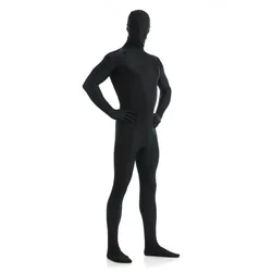Speerise Adult Spandex Nylon Black Zentai Suit Men One Piece Second Skin Tights Full Body Zentai Custom Costumes