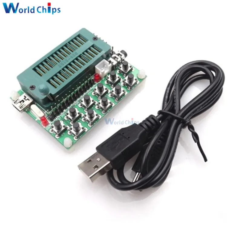 WT588D USB Sound Module Programmer Downloader Testing Board Tester Mini Burning Device Programmer Speech Burn Test Kits