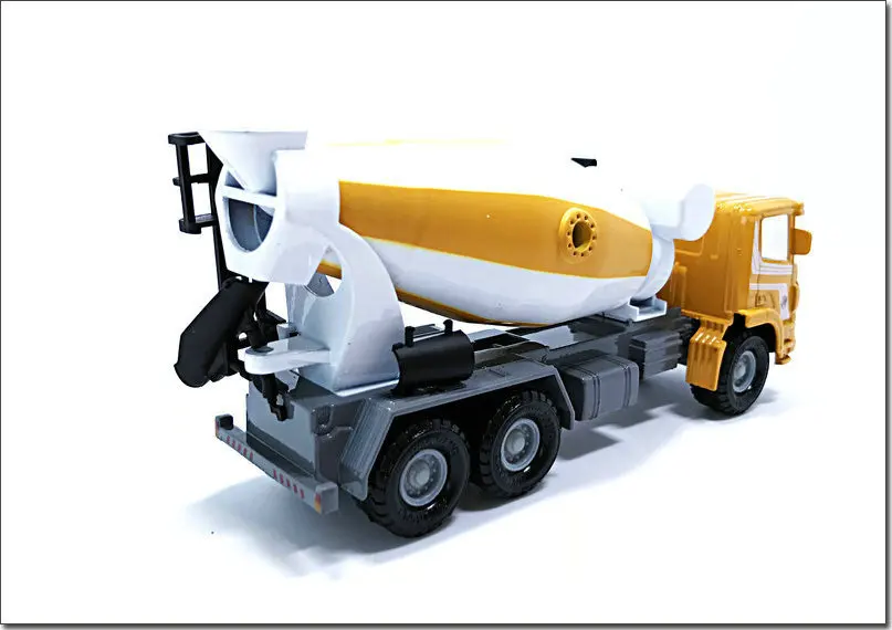 High simulation alloy cement concrete truck model,1:60 mixer truck construction truck toy,sold in original packaging