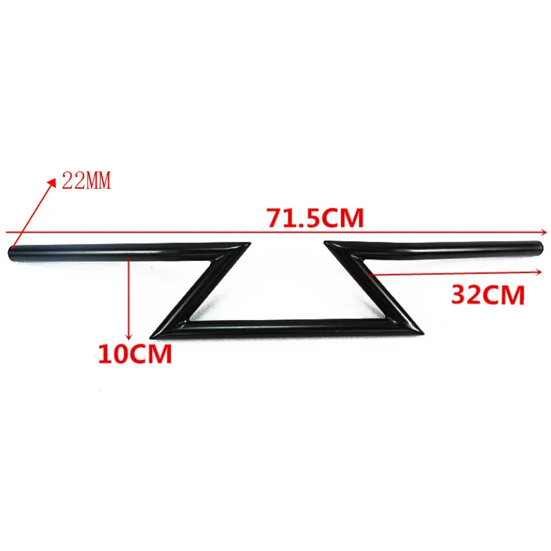 Universal Modified 22mm 25mm Motorcycle Handlebar Scooter Cafe Racer Vintage Steering Bar Moto Bike Accessories OEM Available