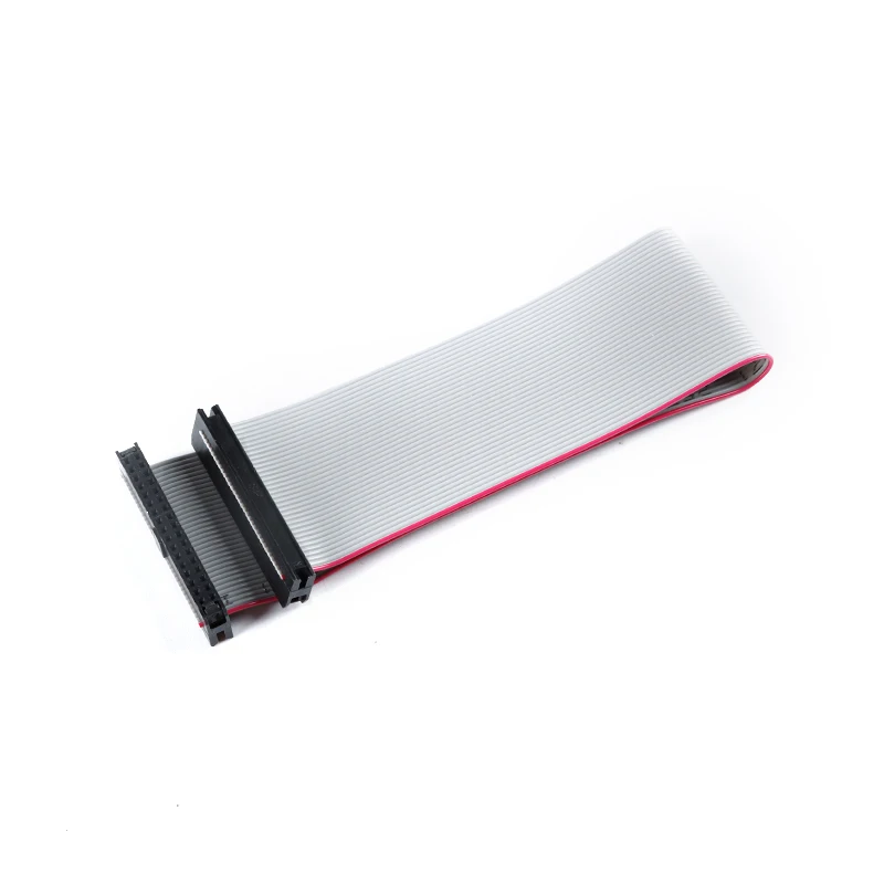 Passo 2.0mm FC-6/8/10/14/16/20/40/50 pino 30cm jtag isp cabo de dados fita plana cinza para o cabeçalho da caixa dc3 idc