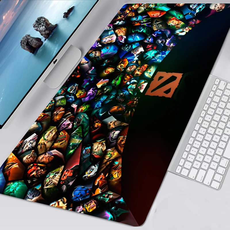 

Игровой коврик для мыши DOTA2 900x400 мм, большой игровой компьютерный коврик для мыши с альфениллой и храпоном, коврик для мыши XXL, коврик для мыши