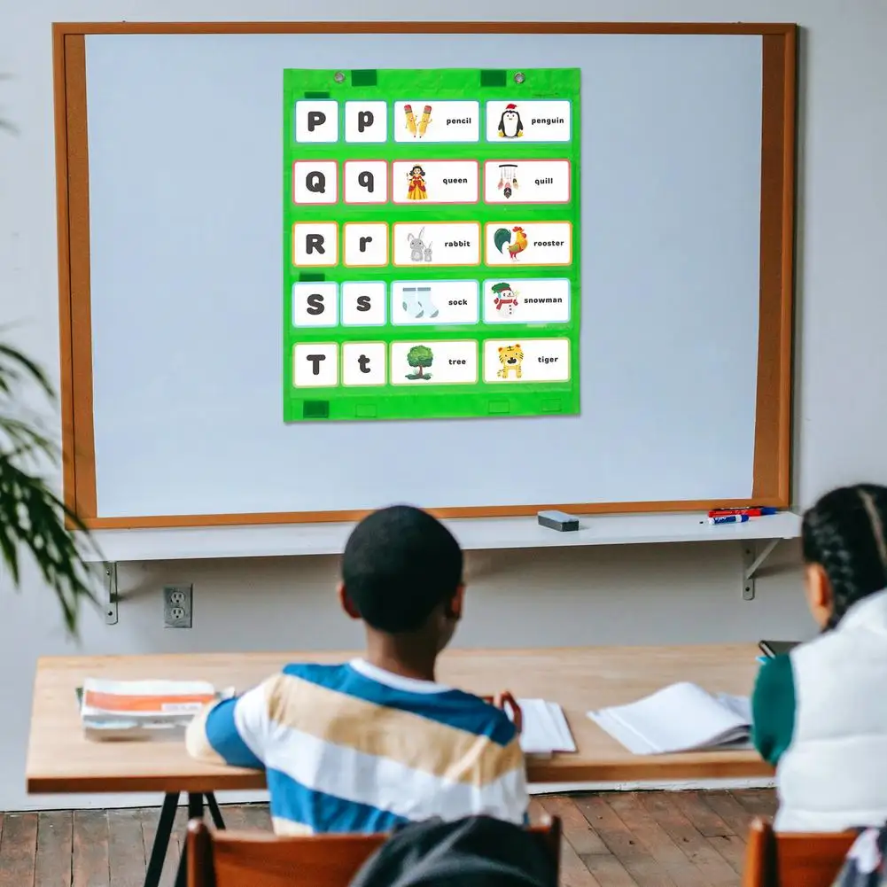 교육용 마그네틱 포켓 차트, 내구성 있는 다목적 교육용 마그네틱 포켓, 교실 주최자 교육 액세서리