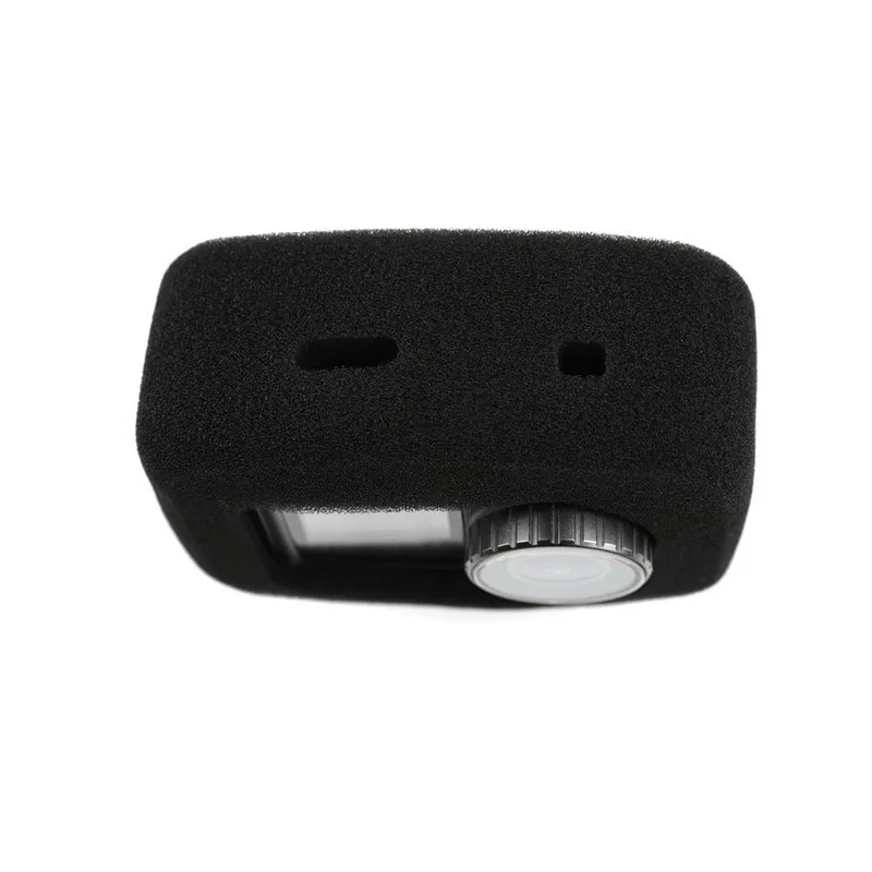 طبقة الزجاج الأمامي الرغوية للزجاج الأمامي ، إسفنج الزجاج الأمامي ، غطاء الضوضاء المقطوع ، غطاء الرياح ، ملحقات كاميرا الحركة Dji Osmo