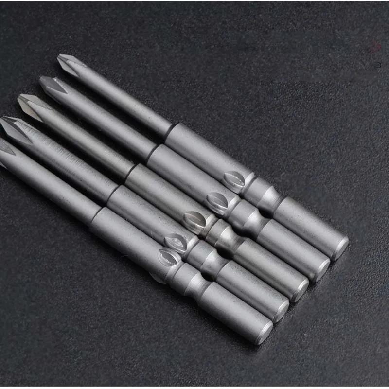 10 teile/los 801 Elektrische Schraubendreher bit 60mm Länge Runde Schaft Magnetische Phillips Kreuz schraube fahrer Bits set PH00 PH0 PH1 PH2 – Detail 7