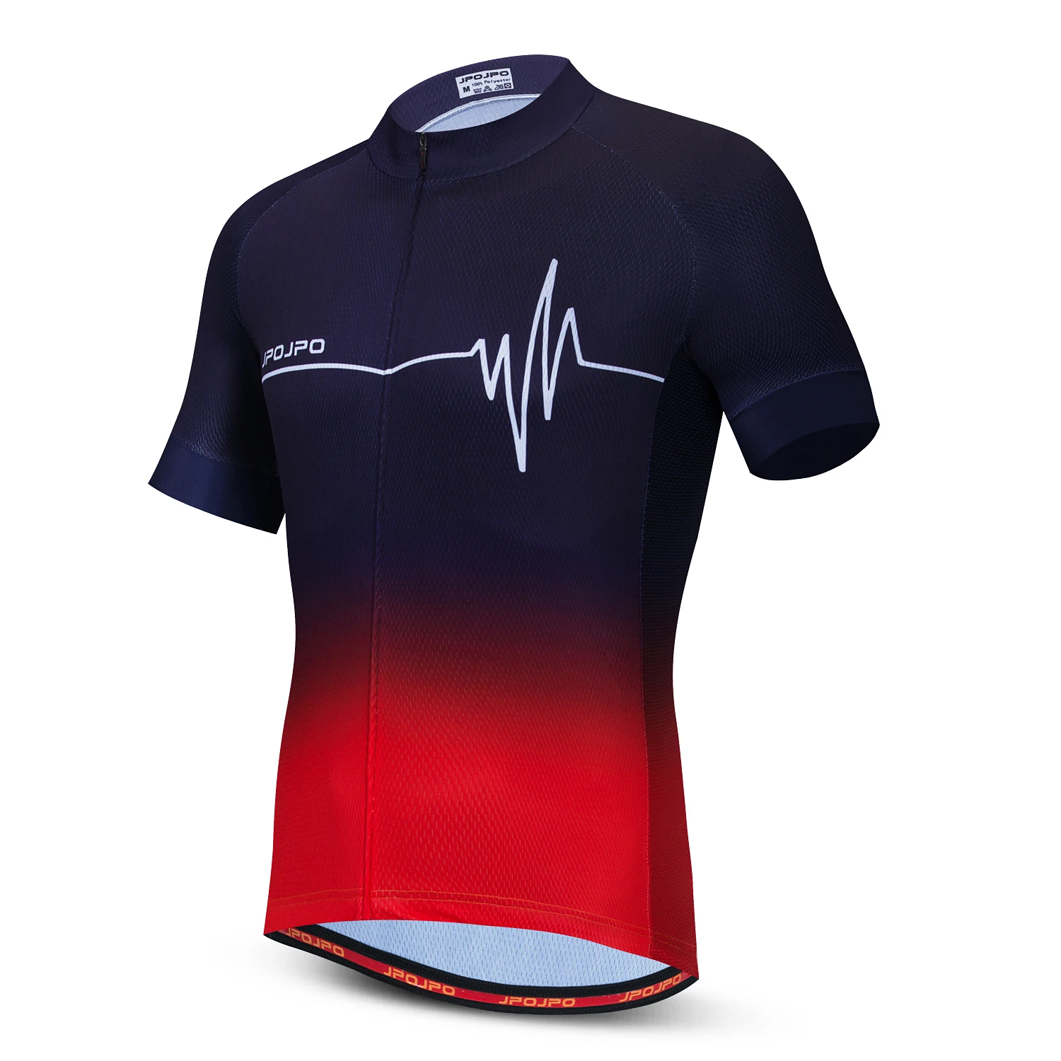 Men Cycling Jersey Summer Short Sleeves Quick Dry Road Bike Clothing MTB Ropa Ciclismo Triathlon Uniform Sportwear Blue Maillot