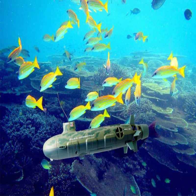 Simulation Submarine Remote Control RC Submarine 6CH Water-Cooled Children's Electric Toy Submarine Model Simulation Battleship