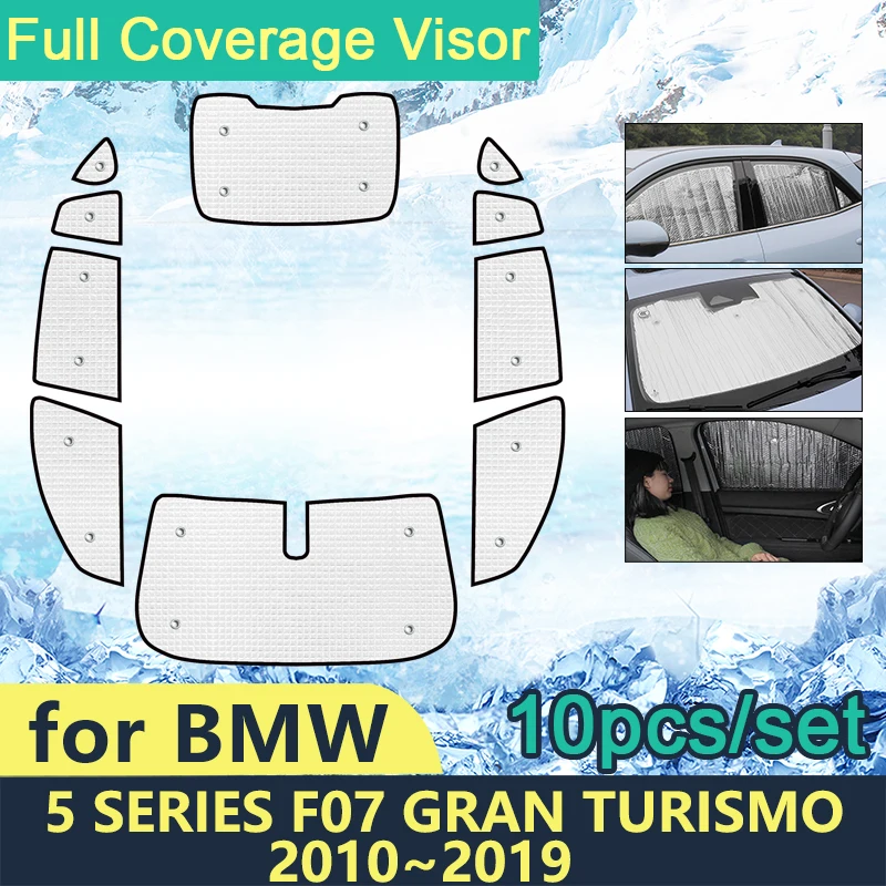 

Full Cover Sunshades For BMW 5 Series GT F07 2010~2019 Gran Turismo Car Windshields Side Windows Windshields Accessories 2018