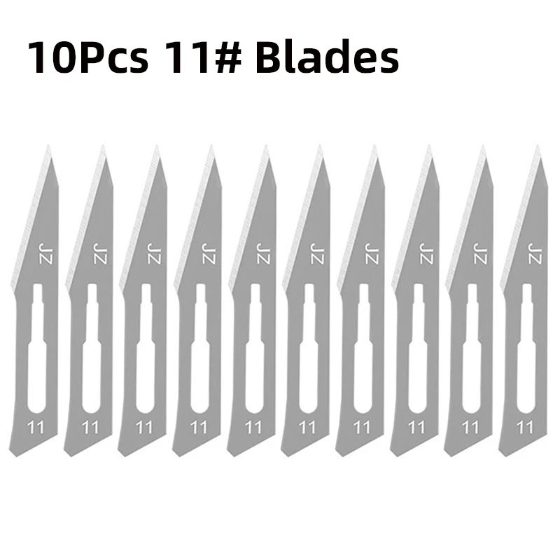 Imagem -05 - Aço Carbono Carving Knife Handle Bisturi Caixa de Metal Bisturi Lâminas Corte Antiderrapante Artesanato Ferramenta Faça Você Mesmo 11 23