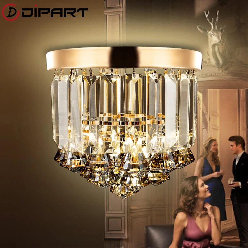 Modern Crystal LED Ceiling lights For Living room candeeiro de teto para quarto Crystal Ceiling Lamp Home Decoration