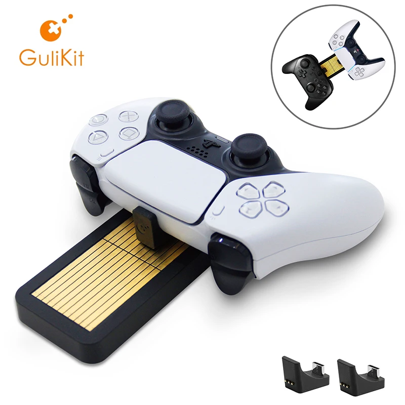 GuliKit uniwersalny stacja do ładowania podwójna ładowarka kontrolera stacja dokująca dla PS5/PS4/XBOX-ONE/przełącznik Pro/KingKong 3 Max kontroler