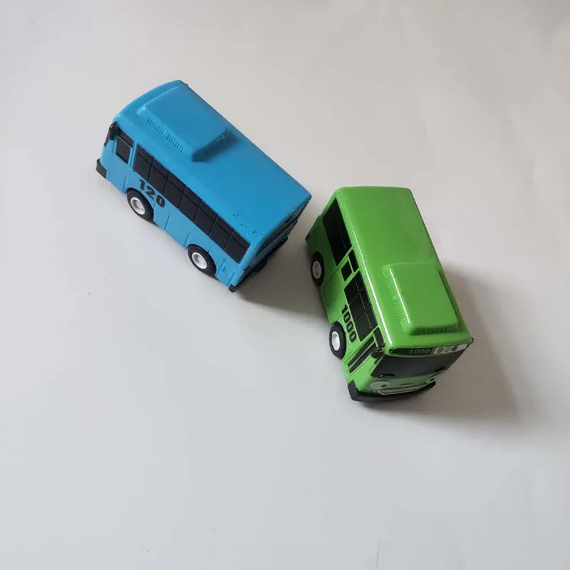 Korean Cartoons Toy bus ko set Assembled Bus Station Parking Lot Car Runway Model with 2 mini tayo bus