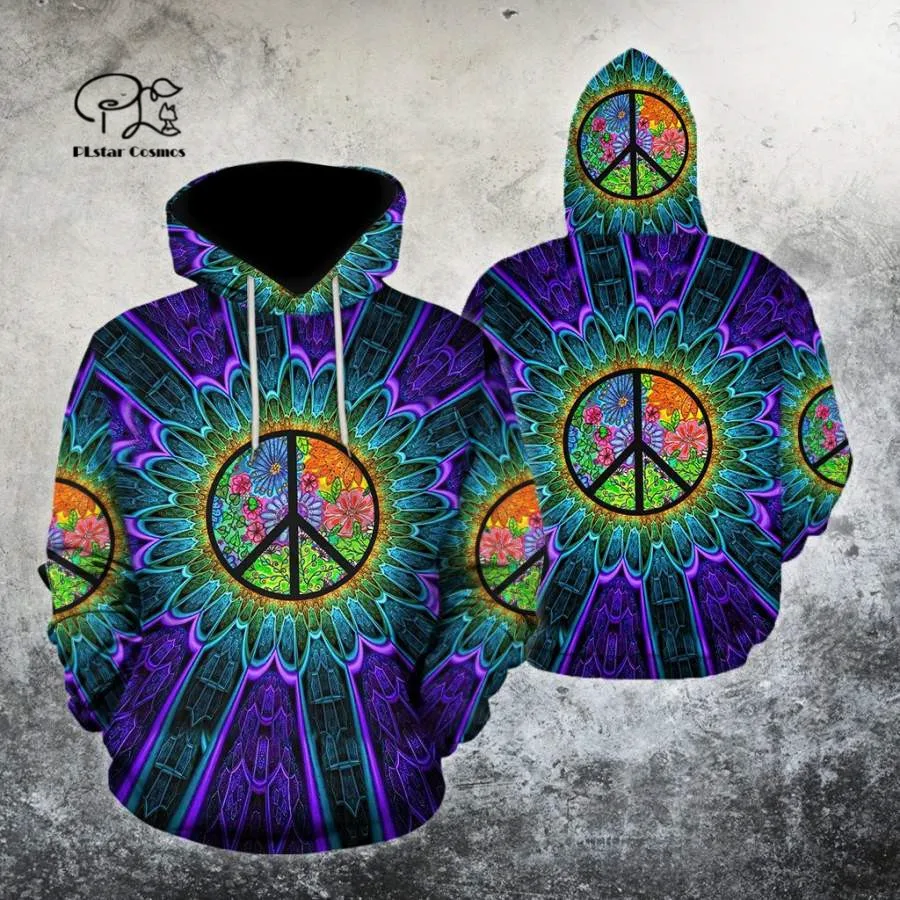 PLstar Cosmos 3Dprinted Newfashion Hippie Radiation Colorful Art Streetwear Funny Awsome Casual Hoodie/Sweatshirt/Zip Style-6