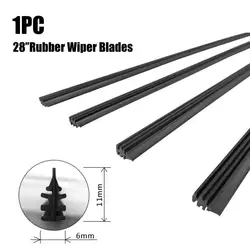 1x 710mm Car Auto Vehicle Soft Silicone Refills For Window Wiper Blades Auto 28 inch Wiper Insert Rubber Refills Car Accessories