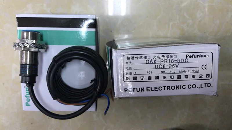 

Genuine induction switch, proximity switch GAK-PR18-5DO, DC two wire pefun