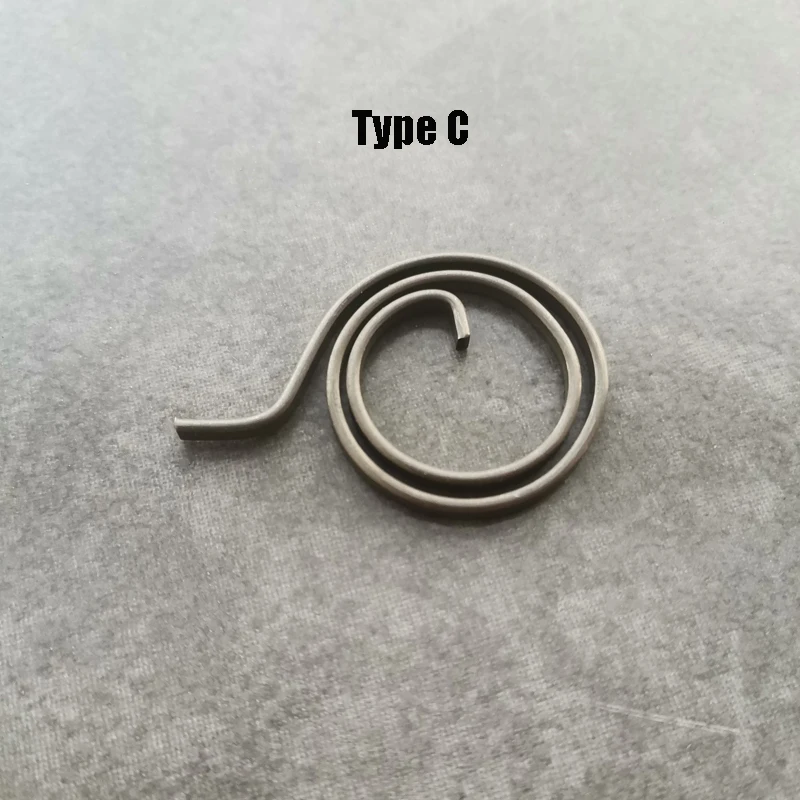 28mm Flat wire door lock handle spring coil for door Type A Type B Type C