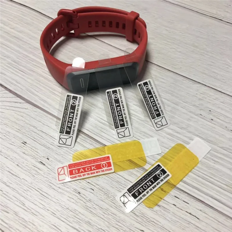 FIFATA-فيلم واقي شفاف ناعم من مادة TPU ، لهاتف Huawei Band 3/3 Pro/Huawei band 4/4 Pro