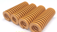 2Pcs Yellow Spiral Stamping Compression Die Spring 18 x 9x 20/30/50/60/80/100mm