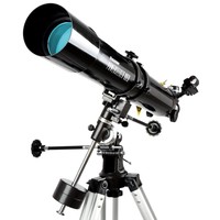 Celestron PowerSeeker 80 EQ Astronomical Telescope, 80/900mm Refractor, EQ1 Equatorial Mount, Aluminum Tripod