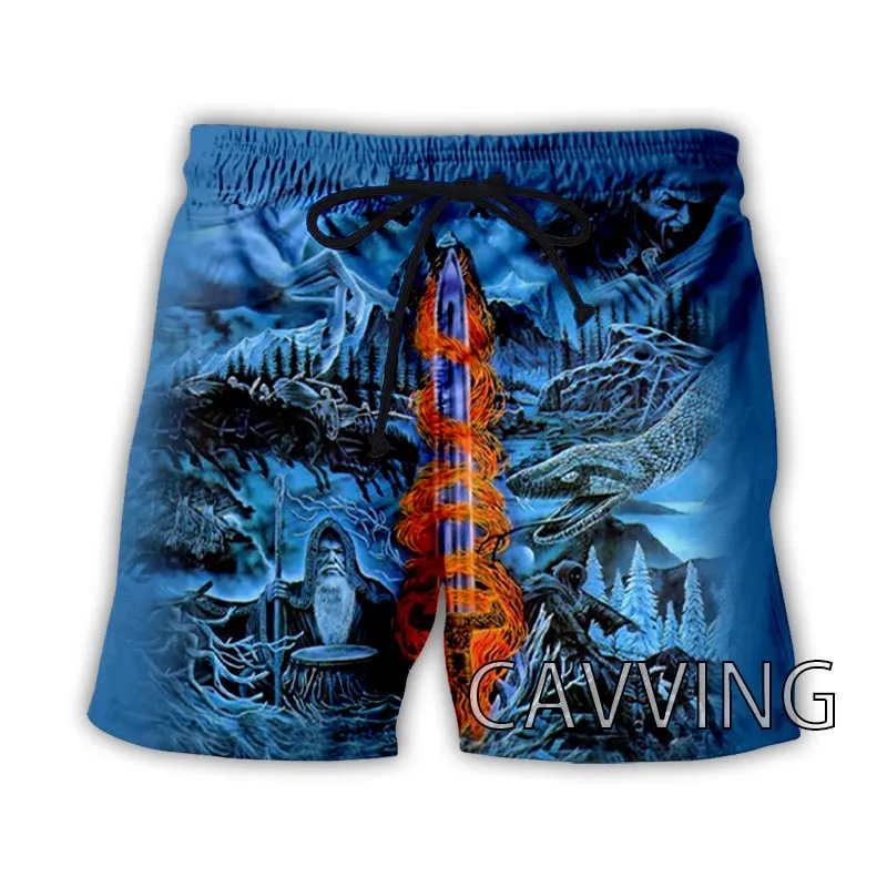 Nieuwe Mode Vrouwen/Mannen 3D Print Bathory Band Zomer Strand Shorts Streetwear Mannen Snel Droog Vakantie Casual Shorts