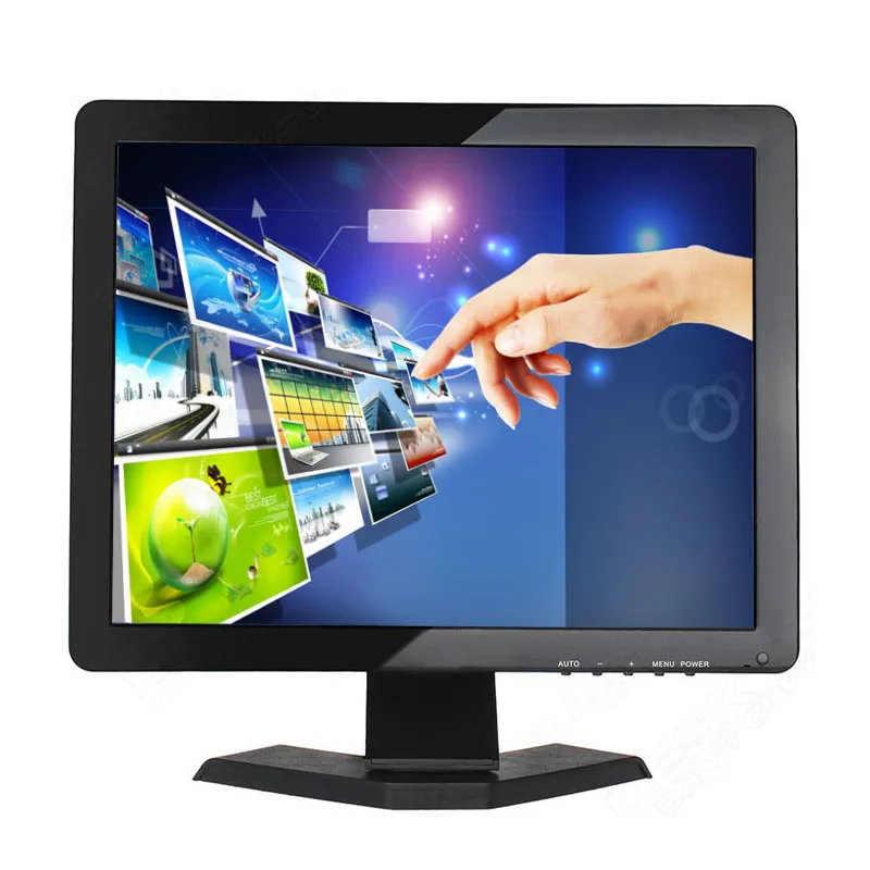 

1024*768 Touch Lcd Monitor 15 Inch Touch Screen Computer Monitor with 4 Wire Resistive Touch Screen AV/BNC/VGA/HDMI/USB Input