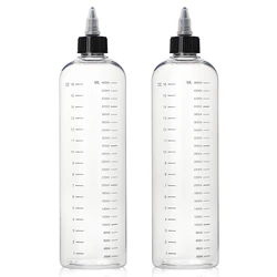 Segbeauty 500ml 측정 된 머리 염료 애플리케이터 병 빈 리필 되나요 Plasitic 짜기 병 트위스트 모자 헤어 컬러 샴푸에 대 한