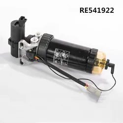 Fuel Filter Assembly RE541922 With Electronic Pump Fuel Water Separator For JOHN DEERE 210/240 Excavator Diesel Generator Sets