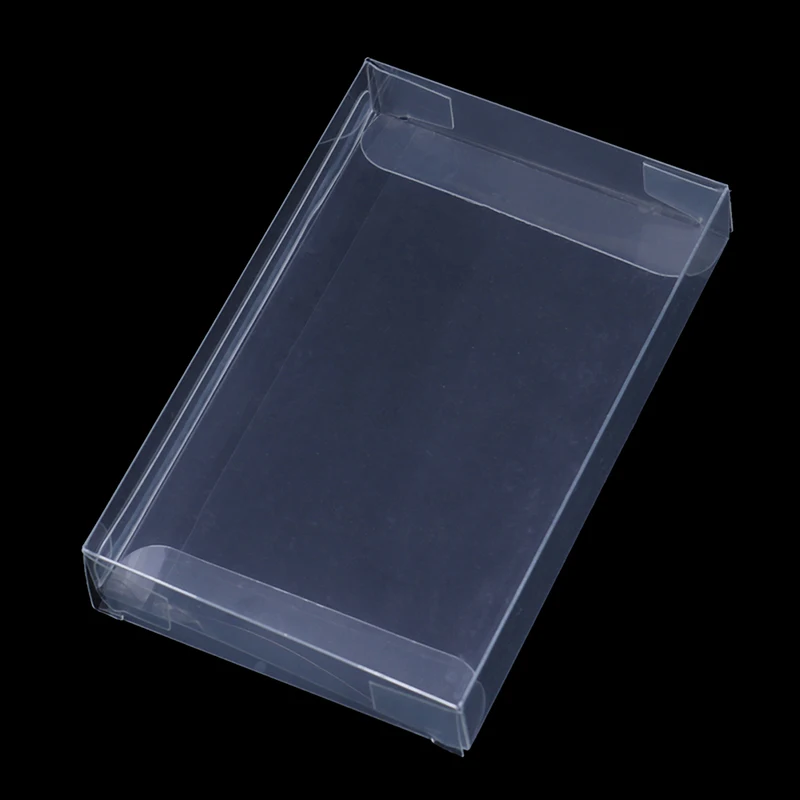 10pcs/lot Clear Transparent Carts Box Case For NS N64 Cartridge CIB Protectors