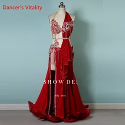 Belly Dance Competition Professional Dress for Women Oriental Dance Suit High-End Customized Child Adult Performance Clothing