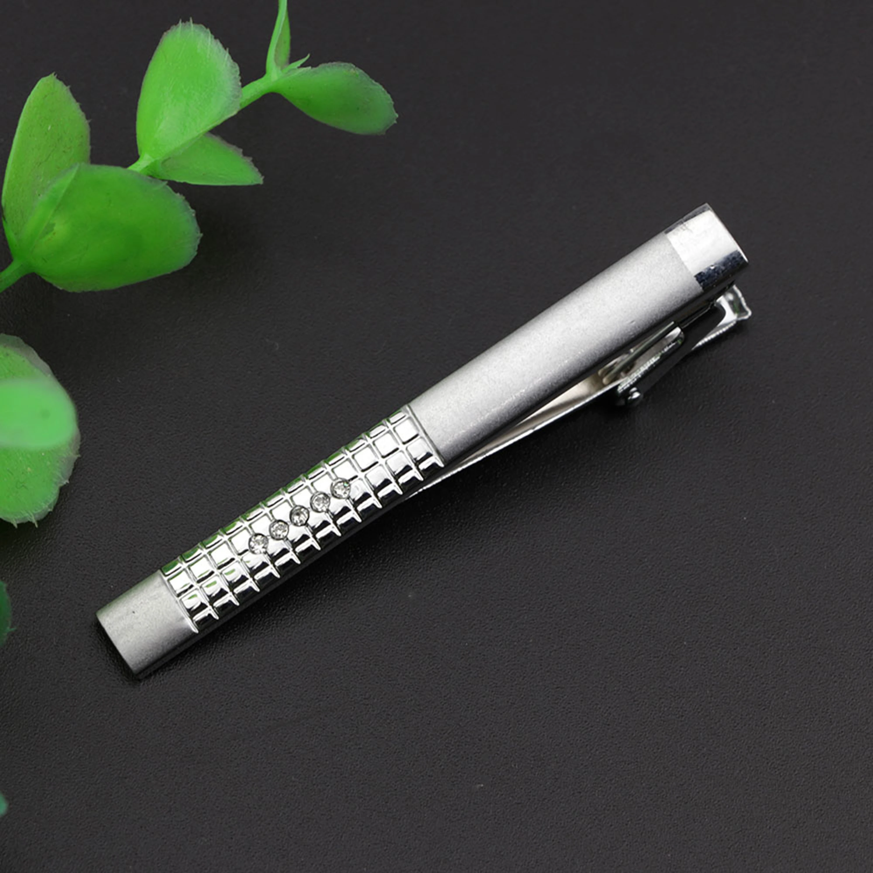 مشبك من النيكل للرجال ، إكسسوارات ، جودة عالية ، نمط عصري ، نقش معدني ، شريط بسيط ، قفل عمل ، هدية دبوس عملي #6