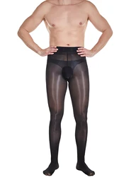 Metelam 8d ultrafinos brilhante meia-calça alta elastic náilon sheer meias de seda collants óleo brilhar meias