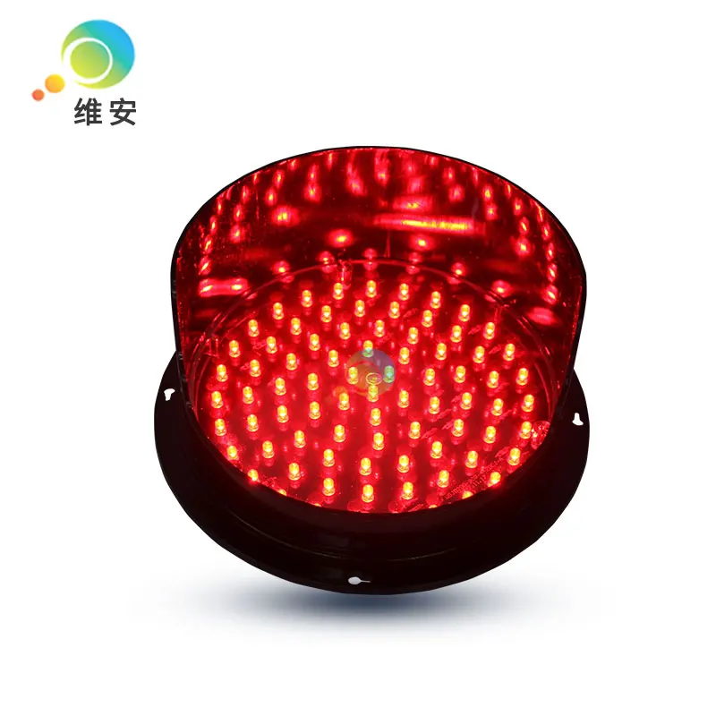 Lámpara de alto brillo de 200mm, luz de señal de tráfico mini led disponible, rojo, amarillo, verde, 12V CC o 24V CC, nuevos productos