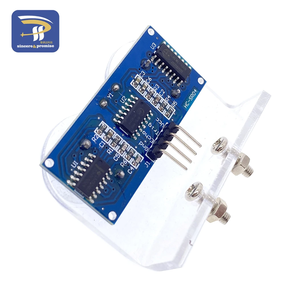 DC 3.3V-5V IO Ultrasonic Module Distance Measuring Transducer Sensor For Arduino DIY Kit Wave Detector Ranging Module HC-SR04