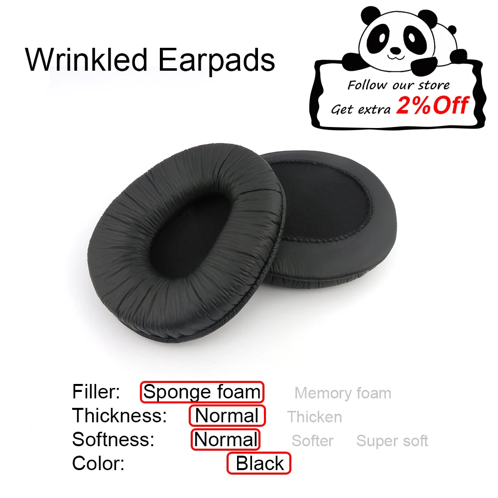 Ear Pads For Sony MDR V600 Z600 V900 V900HD V7509 V7509HD Headphone Earpads Replacement Headset Ear Pad PU Leather Sponge Foam