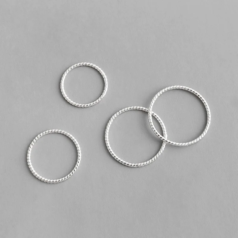 Genuine Pure 100% 925 Sterling Silver knuckle ring set small finger MIDI finger ring simple design fashion jewelry rings women