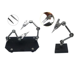 Third Hand Soldering Iron Clip Jewelry Stand Clamp Welded Fixture For Gold Silver Welding