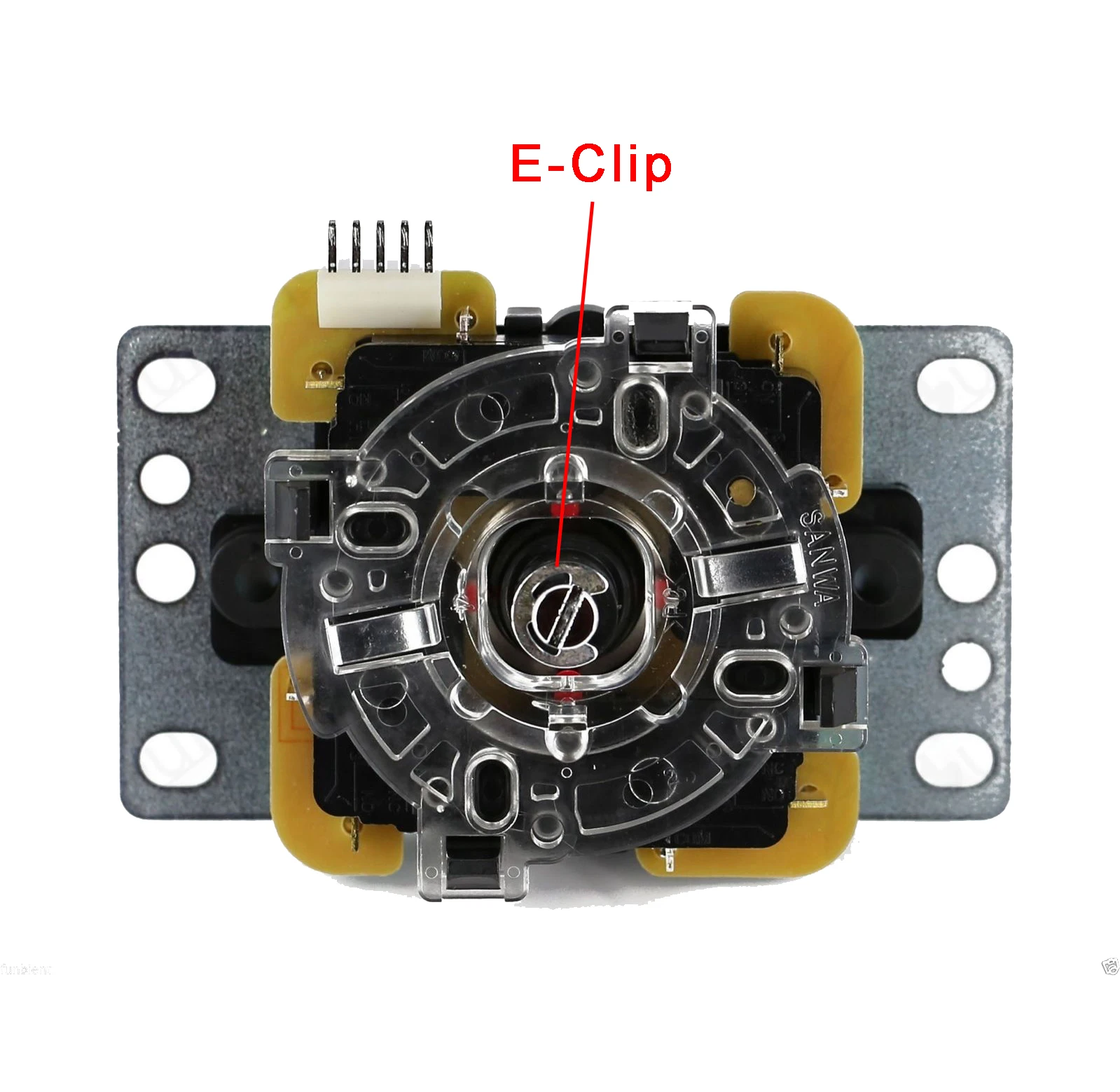 Ersatz Sanwa JLF-TP-8YT Joystick E-Clip Sanwa JLF-TP-8YT E-Ring für Arcade Sanwa JLF Serie Joysticks Sanwa E-Clip E-Ring