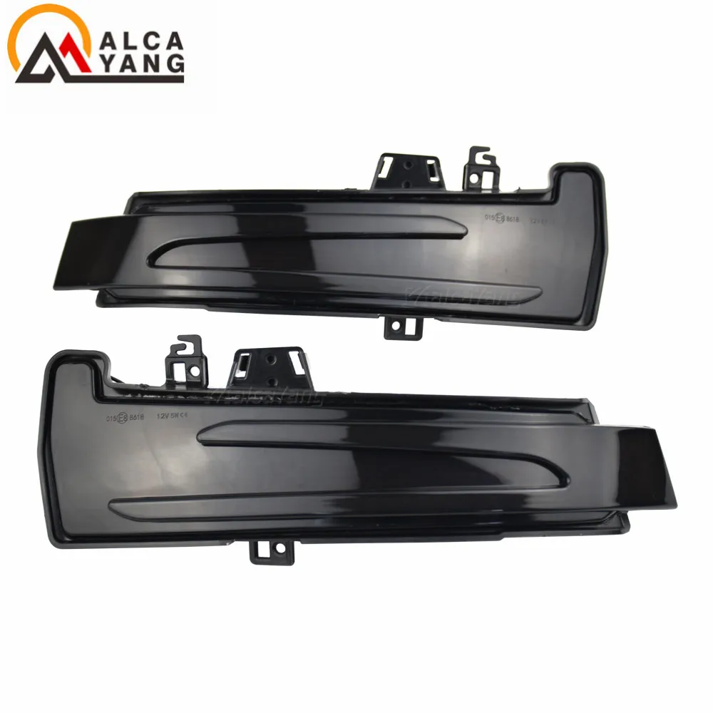 2 Stück Dynamische Blinkleuchte LED-Seiten-Spiegelanzeige für Mercedes Benz W204 CLA A B C E S GLA GLK CLS Klasse W176 W212 – Detail 9
