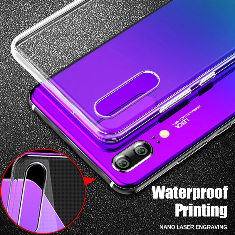 Transparent Case for Huawei P20 Pro Lite TPU Soft Case Cover Ultrathin Clear Silicone Mobile Phone Back Cover P 20 Funda Carcasa