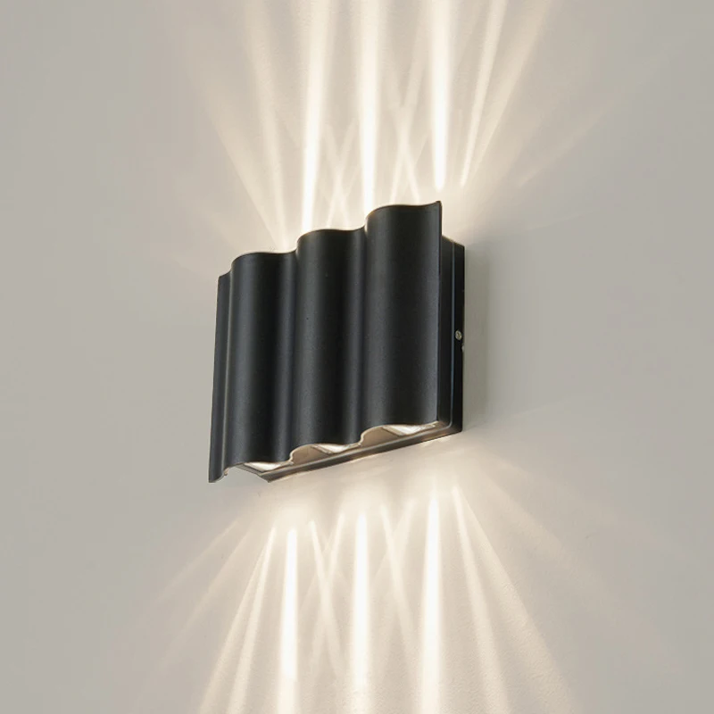 2LED 4LED 6LED Wall Lamp Indoor Outdoor Waterproof Wall Light Home Decor Lighting Villa Living room Garden Porch Corridor Lights
