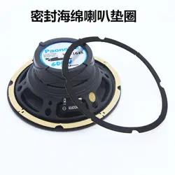 For 6.5inch Car Audio Modified Horn Foam Ring EVA Sealing Gasket Cotton Tape Adhesive To Prevent Speaker Leakage and Resonance