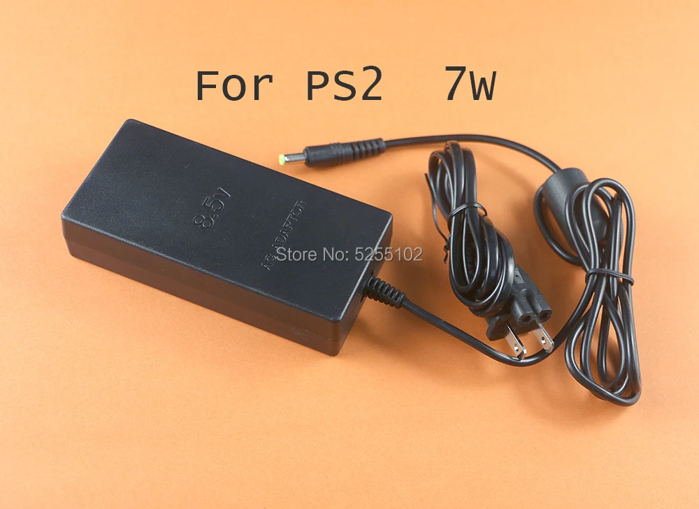 

10pcs For Sony PS2 70000 7w Console EU/US Game Console EU Plug AC Adapter Power Supply Converter Wall Charger Travel Charger