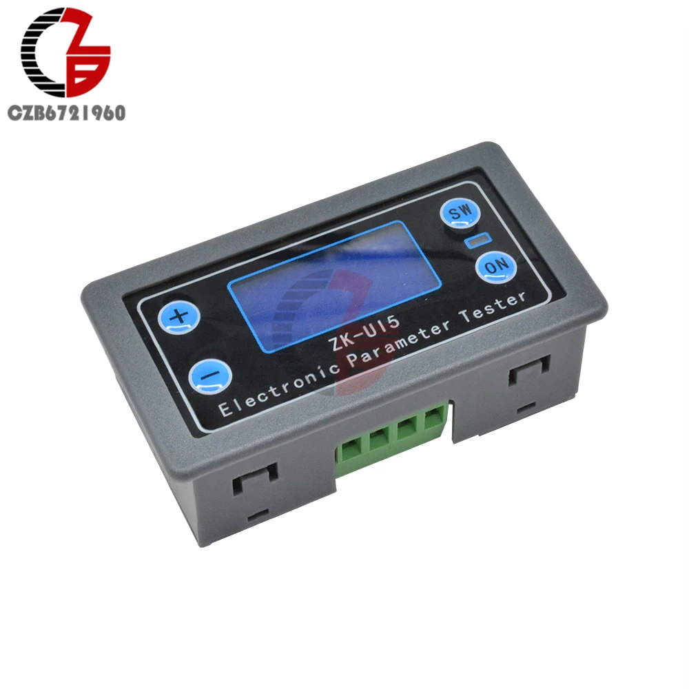 DC 5V-38V Digital Voltmeter Ammeter Car Voltage Current Meter Battery Tester Monitor Power Capacity Meter Charge Discharge