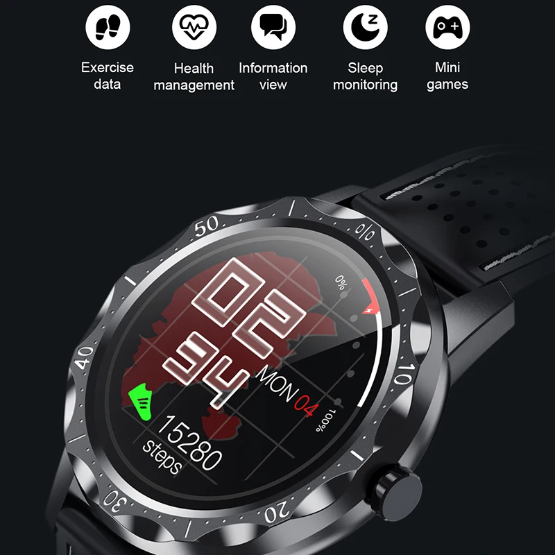 2021 Smart Watch Men Heart Rate Blood Pressure Information Reminder Sport Waterproof Smart Watch for Android IOS HarmonyOS Phone