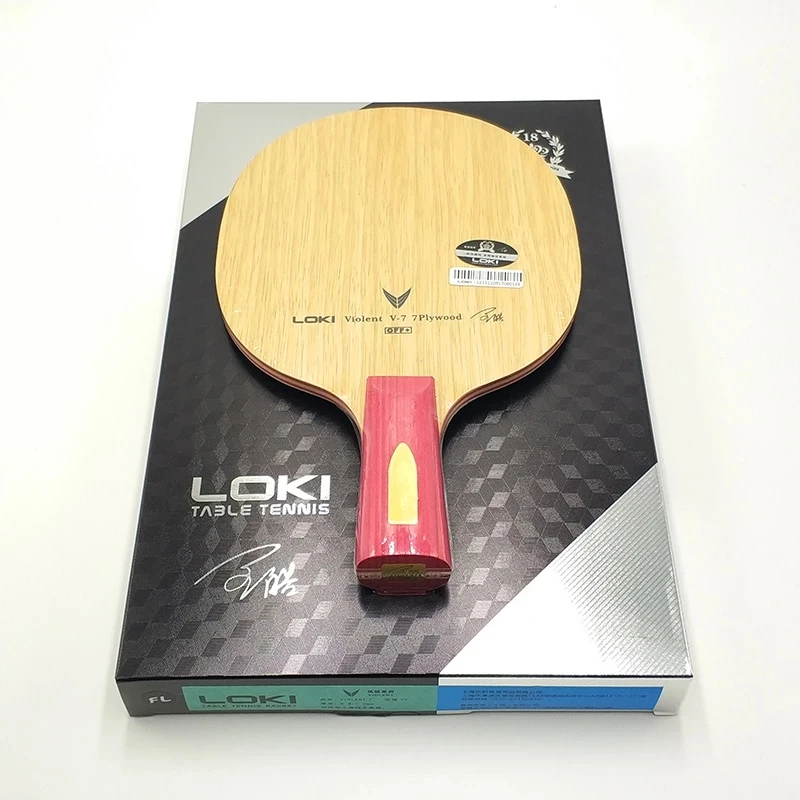 Loki v7 clcr lâmina de tênis de mesa profissional alta qualidade raquete de tênis de mesa ofensiva ping pong lâmina