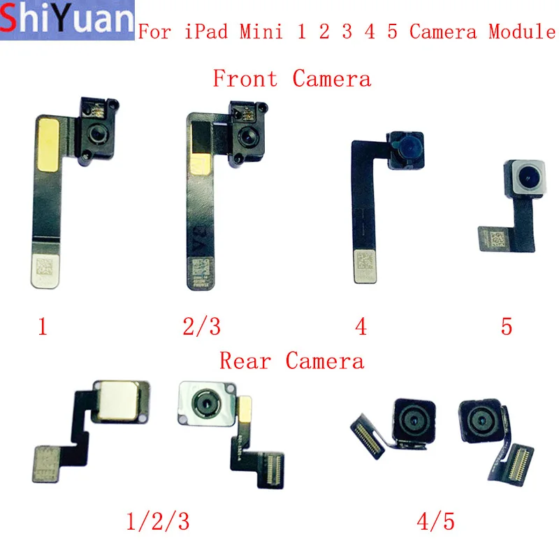 Back Rear Front Camera Flex Cable For iPad Mini 1 2 3 4 5 Main Big Small Camera Module Replacement Repair Parts