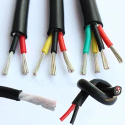 Silicone sheath cable wire 2-8 core high and low temperature resistant 22-11awg tinned copper core soft corrosion resistant wire